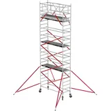 Altrex RS Tower 51 Plus Aluminium 0,90m breiter Rahmen mit Holz-Plattform 9,20m AH 0,90x1,85m