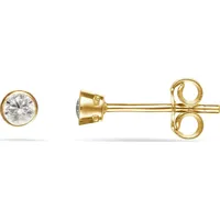 FAVS Ohrstecker 375er Gelbgold Ohrringe Damen