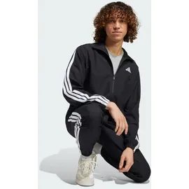 adidas 3-STREIFEN WOVEN TRAININGSANZUG - Black, L