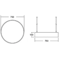 Brumberg 13601163 13601163 LED-Pendelleuchte LED ohne Silber