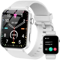 Smartwatch Damen Herren 1,85 Zoll Uhren Fitnessuhr Sportuhr mit Schrittzähler Herzfrequenzmonitor Schlafmonitor Fitness Tracker Wasserdicht Grau - Grau