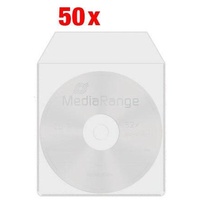 MediaRange CD-/DVD-Hüllen transparent,