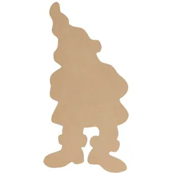 Gartenzwerg zum Selbstgestalten aus MDF-Platte