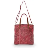 Pip Studio Shopper Square Kyoto Festival Dark Pink 33x36x10cm | Rosa