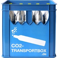 CO2 Zylinder Transportbox ink.l 15 volle Flaschen 425 g Kohlensäure 60l Soda