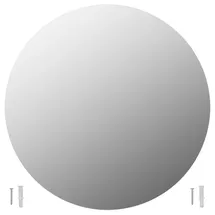 vidaXL Wandspiegel 50 x 50 cm Silber
