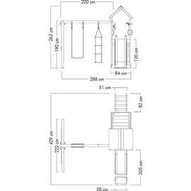 Wickey Spielturm MultiFlyer 503231