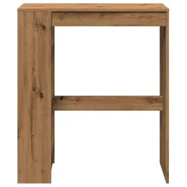 vidaXL Bartisch mit Regal 90 x 40 x 103,5 cm Braun