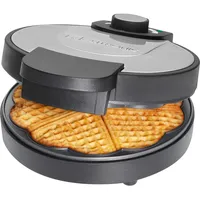 Clatronic WA 3492 Waffelautomat schwarz/edelstahl
