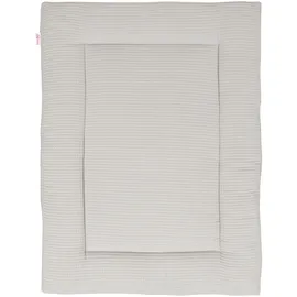 babybay babybay® Krabbeldecke 75x100 cm, Waffelpiqué, weißgrau