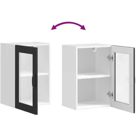 vidaXL Hängeschrank Porto 0 x 0 x 0 cm Schwarz