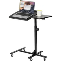 MEUBLE COSY Laptoptisch Höhenverstellbar mit Rollen Laptopständer Tischständer Notebookständer Projektionstisch Tisch Beistelltisch
