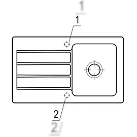Villeroy & Boch Architectura 50 fossil + Handbetätigung