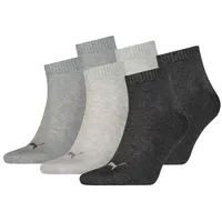 Puma Quarter Füßlinge 6er Pack Grau 47-49