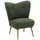 58 aufm Kessel Cocktailsessel Kayra Bouclé 58 x 71 x 70 cm Grün mit Relax-Funktion