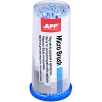 AUTO-PLAST PRODUKT APP Micro Brush - Lackstifte mit Applikator | Lacktupfer | blau | 2,0 mm | 100 Stück