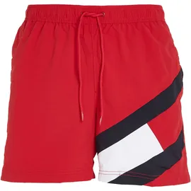 Tommy Hilfiger Badeshorts SF MEDIUM DRAWSTRING Rot XL