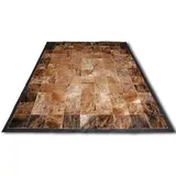 Vip-leather NEU KUHFELL Patchwork Teppich (240 cm x 300 cm)
