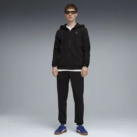 Puma Jogginganzug "Essentials Elevated Trainingsanzug Herren", Herren, Gr. XS, schwarz, Obermaterial: 100% Baumwolle. Kapuzenfutter: 100% Baumwolle. Rippe: 3% Elasthan, 97% Baumwolle. Seitentasche – Oben: 100% Baumwolle, Sportanzüge Jogginganzug