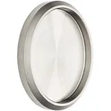 SOTECH Schiebetürgriff MILA Griff-Ø: 70 mm zum Aufkleben mit UV-Kleber Möbelgriff echt Edelstahl Muschelgriff für Glas-Türen & Zimmertüren Griffmuschel zum Aufkleben Glastürgriff