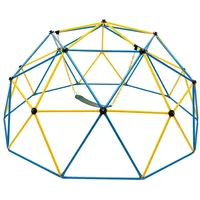 Goplus Ø 305cm Kletterkuppel mit Schaukel, Indoor & Outdoor