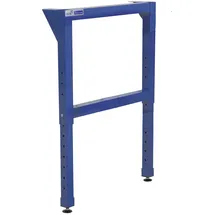 ADB Werkbank Kunststoff/Stahl Tiefe 70 cm blau höhenverstellbar