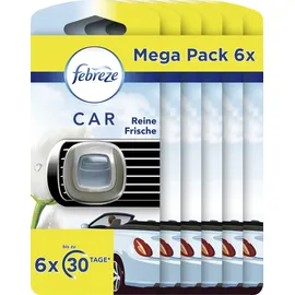Febreze Auto Lufterfrischer Reine Frische 6 St. 12 ml