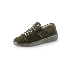 Slipper CASUAL LOOKS, Damen, Gr. 40, grün, Nubukleder, Nubukleder, sportlich, Schuhe