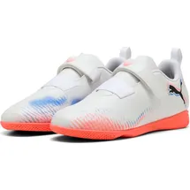 Puma Future 8 Play V It Jr Futsalschuhe Kinder Puma White/Puma Black/Glowing Red 32