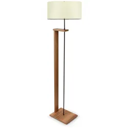 WellHome Neigbare Stehlampe 150 cm in Creme
