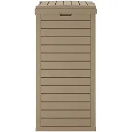vidaXL Outdoor-Mülltonne 41 l Hellbraun