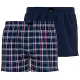 Götzburg Boxershorts mit Label-Patch im 2er-Pack, Dunkelblau, L