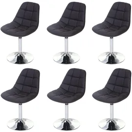 MCW Esszimmerstuhl A60 Kunstleder braun 6er Set