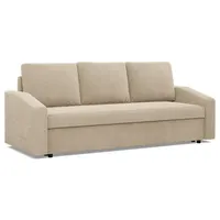 Simkam Furniture Sofa, Beige, Textil, L-Form, 220x92x92 cm, Wohnzimmer, Sofas & Couches, Schlafsofas