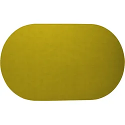 Stil Casa, uni Tischset, mit genähtem Polyurethan kombiniert, 48xh. 30 cm, Dollar-Finish, Farbe Ocker.