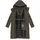 Ragwear Damen Langer Wintermantel Warmer wasserdichter Parka mit Schlüsselanhänger Refutura Remake Olive Gr. 3XL - 3XL