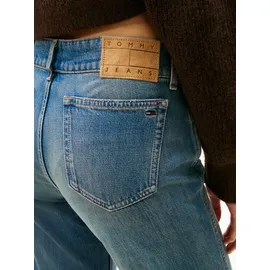 Tommy Hilfiger Bootcut-Jeans "SIA LOW BOOTCUT", Damen, Gr. 28, Länge 30, denim medium, Denim/Jeans, Obermaterial: 100% Baumwolle, Abriebeffekte, bootcut fit knöchellang, Jeans