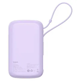 Baseus Qpow Pro+ 10000mAh Powerbank 22.5W USB-C/USB-A mit Kabel - Violett