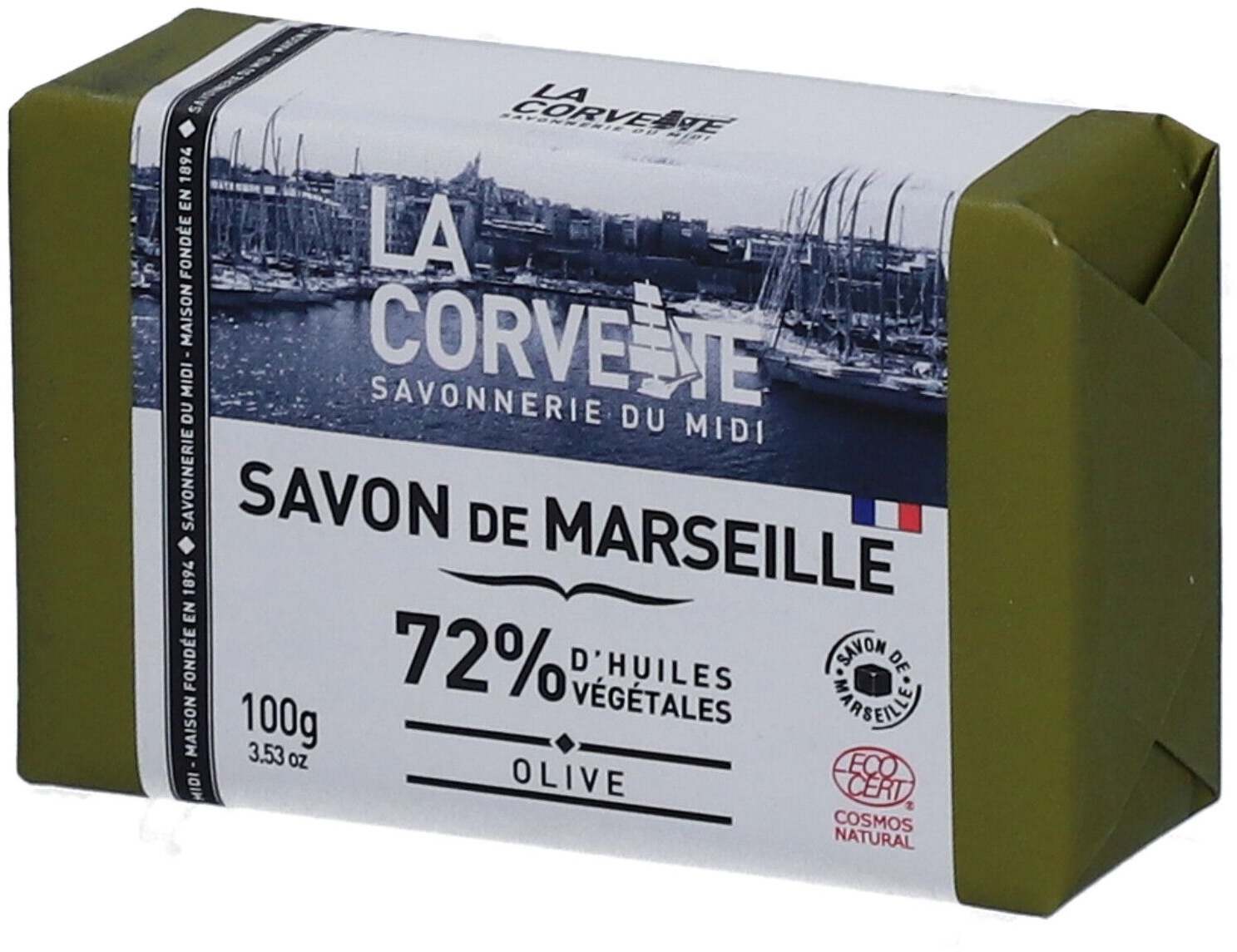 LA CORVETTE Savon de Marseille Olive 100 g savon