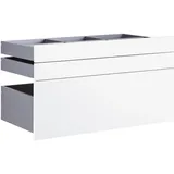 hom'in Schubladenset 90,9 x 50,3 x 46,8 cm Weiß