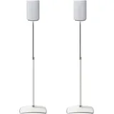 Sanus Systems Sanus WSSE1A2-W2 (1 Paar, Ständer, Höhenverstellbar), Lautsprecher Ständer - Wandmontage, Weiss
