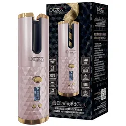 Italian Design Diamond Curl Auto Lockenstab Kabellos Glätteisen   