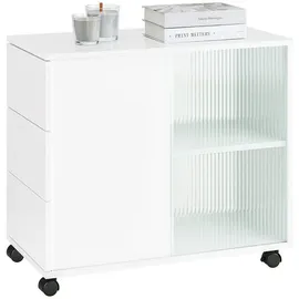 SoBuy Aktenschrank 35 x 61 x 70 cm Weiß