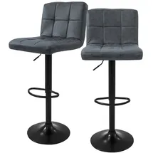 ML-Design Barhocker 63-83 cm Anthrazit