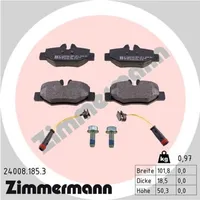 ZIMMERMANN Bremsbelagsatz, Scheibenbremse