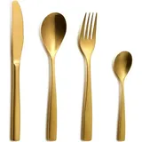 Comas Besteck-Set BARCELONA GOLD 24 Teile Edelstahl 18/10 - 3 mm / PVD-Beschichtung