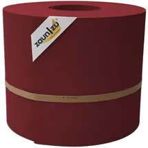 zaunzu® Sichtschutzstreifen 50 m x 24 cm Bordeauxrot Metall
