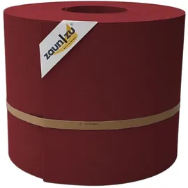 zaunzu® Sichtschutzstreifen 50 m x 24 cm Bordeauxrot Metall