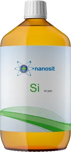 nanosit kolloidales Silizium 40 ppm, 1000 ml