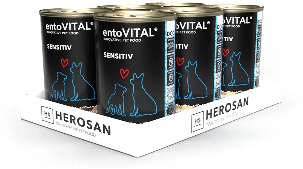 entoVITAL DOG Sensitiv Nassfutter 6x820 g